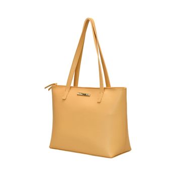 Bolsa-Tote-Amarelo-Pastel-Costura-Aparente-Losango-|-Lolita-Tamanho--G-Cor--AMARELO-0